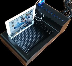 Ανοξείδωτο 10 Tabletop USB λιμένων σταθμός χρέωσης για την ηλεκτρονική/το τηλέφωνο Ipad/κυττάρων
