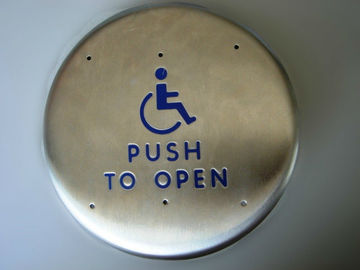 ποιότητας  Anti Removal 6" Round Push To Exit Switch , Handicap Door Disability Access Systems εργοστάσιο