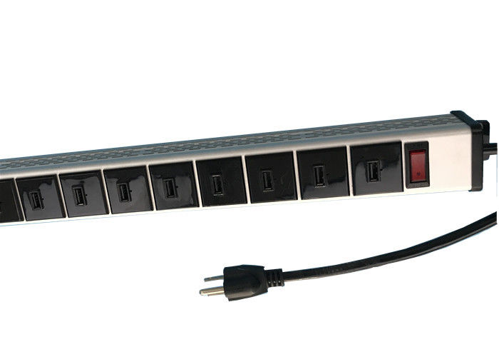 Έξυπνος 11 λιμένας USB που χρεώνει τη Mountable λουρίδα δύναμης για IPad/το κινητό τηλέφωνο