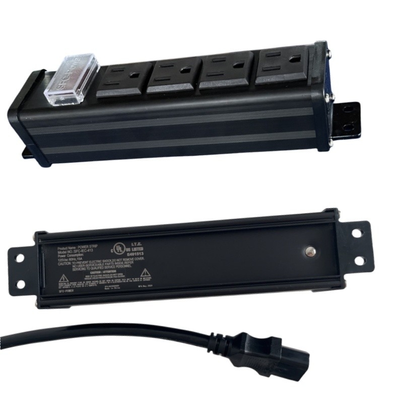 15A 125V δυναμικό εξόδου 4 ΗΠΑ έξοδος με προαιρετική OEM υπηρεσία, Metal Shell PDU, Power Strip